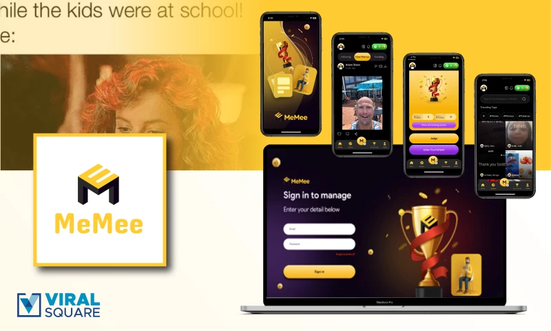 Viral Square - Development of a Hybrid mobile app of Social Media for meme creation and sharing from Scratch