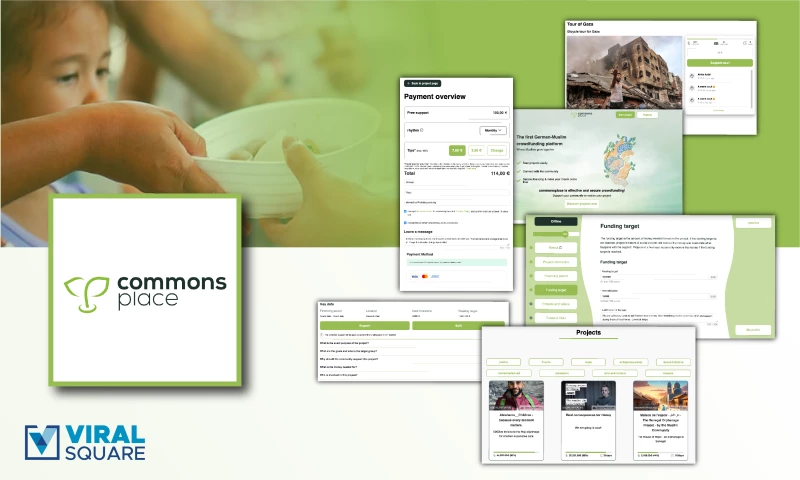 Viral Square - Extensive work with Stripe, Backend, & Frontend for Non-Profit Organization