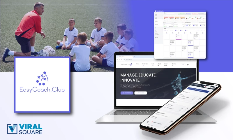 Viral Square - Modernization of LMS, & Mobile App for Soccer Clubs from Scratch