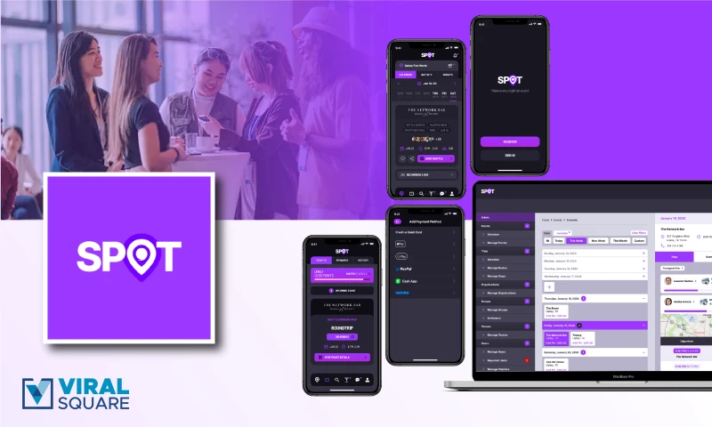 Viral Square - Pixel Perfect app development for Event finder