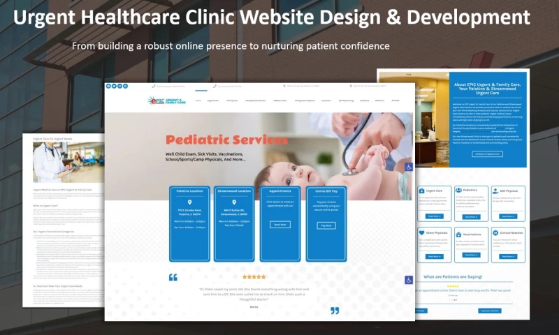 Metwaves Technologies - Urgent Healthcare Clinic Website Design and Development