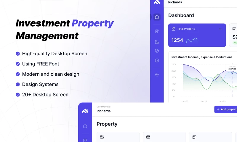 Calibers Design Software Pvt. Ltd. - Investment Property Management UI Kit