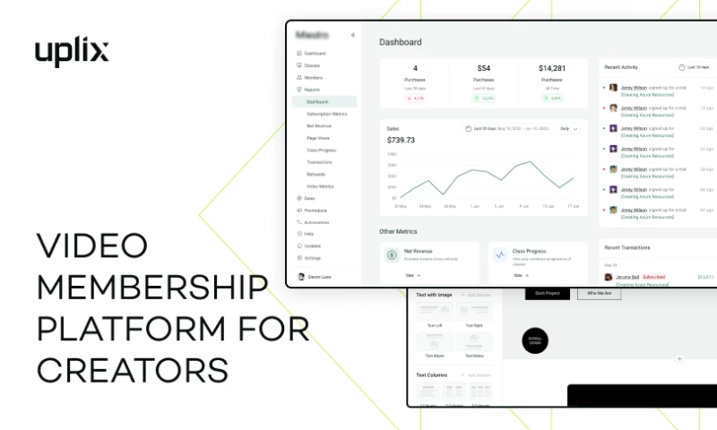 Uplix - Professional Video Membership Platform For Creator