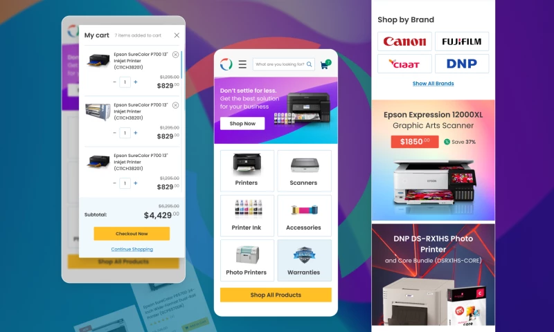 Web Loft Designs - Combining Two E-Commerce Websites Into One Unique Shopify Solution: Imaging Spectrum