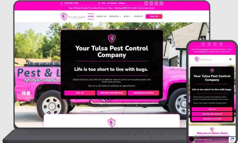 Nature Guard Website