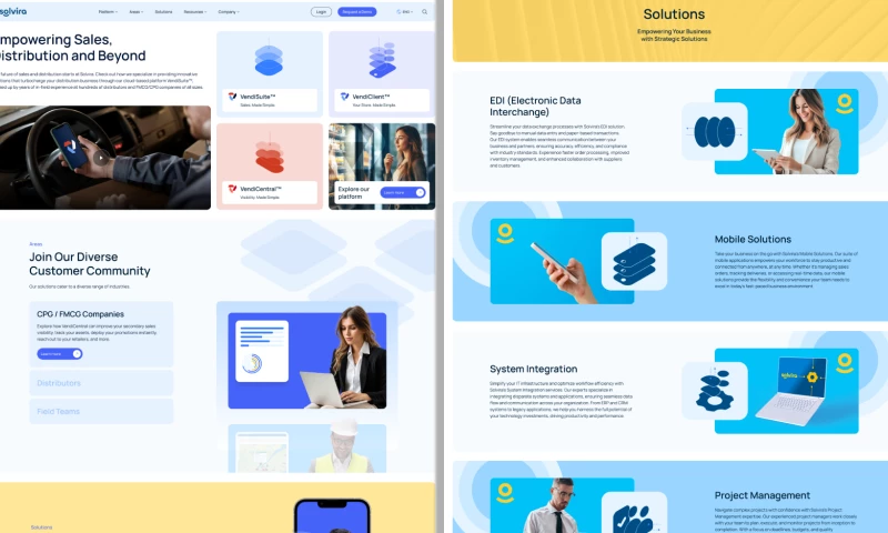 Popart Studio - Solvira Technology Solutions - Web Development & Design + Logo