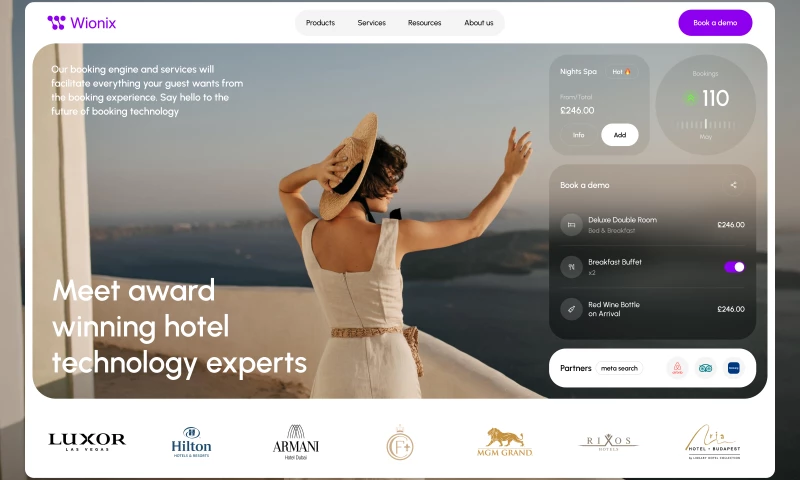 VALMAX - Wionix - Web design for the hotel technology experts