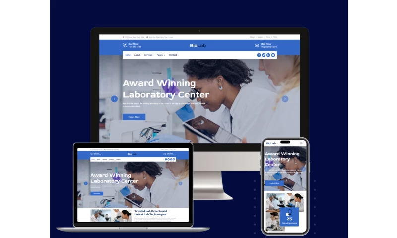 ImpexSoft - BioLab Laboratory Website