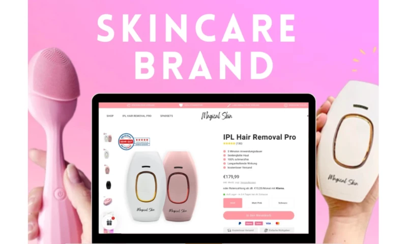 PayAfterServices - Skincare E-commerce Website