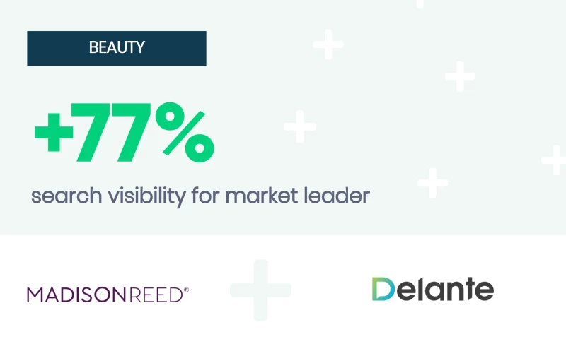 SEO for Beauty Industry Leader - Madison Reed x Delante
