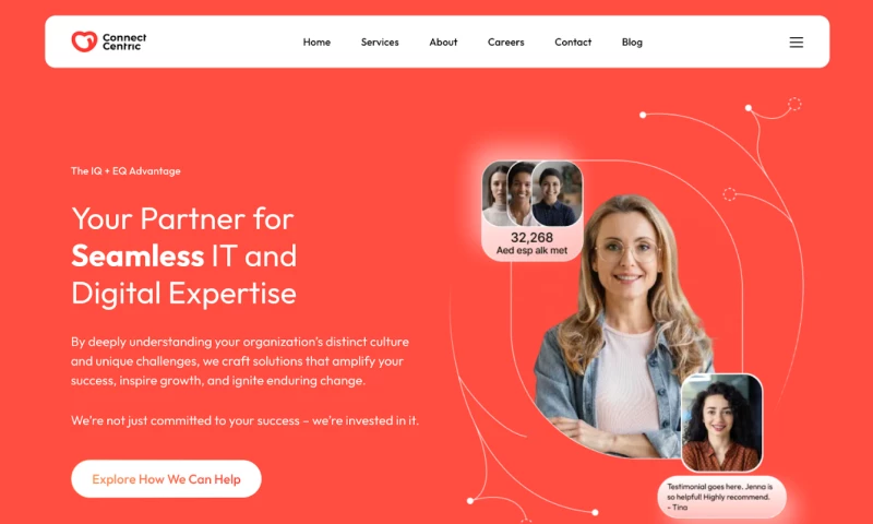 Glivera team - WordPress Developer for a consultancy website. Mailchimp integration
