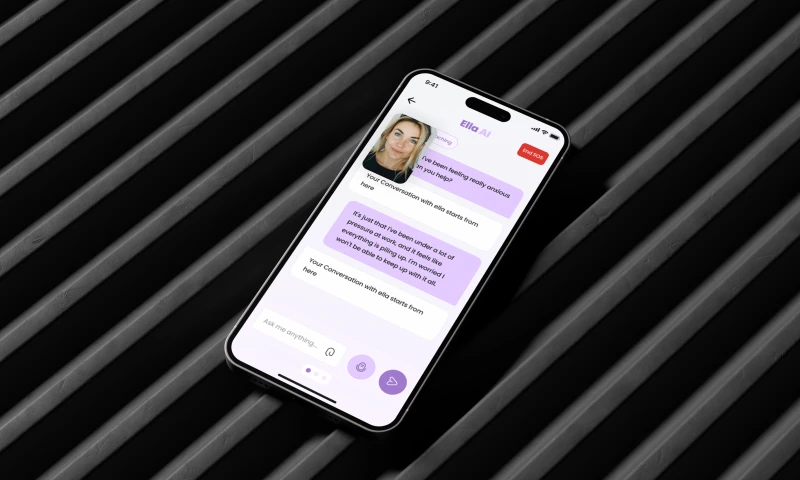 Ella AI - AI ChatBot Mobile App Design