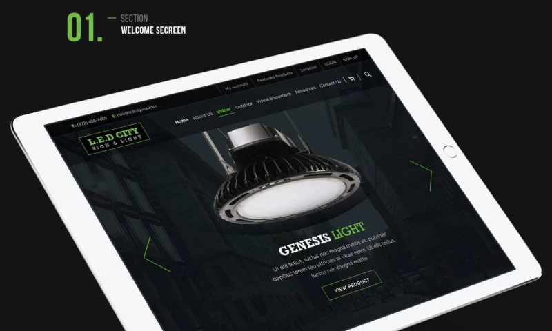 Artimization - Redesigning Ledcity