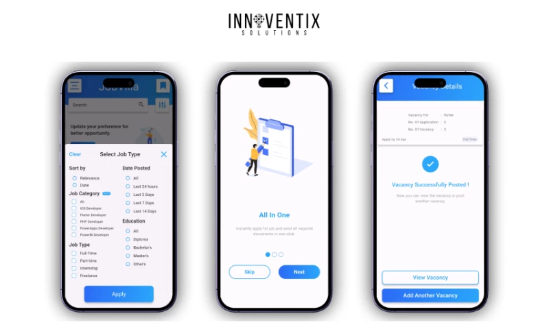 Innoventix Solutions - Job Villa: Internship Finding Platform