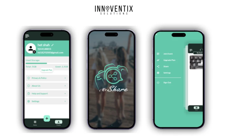 Innoventix Solutions - WeShare: Photo Sharing App
