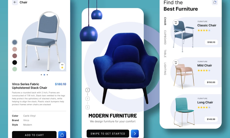 FlutterTop - Furniture App
