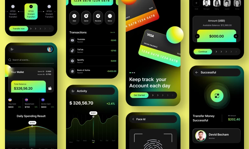 FlutterTop - Fintech App