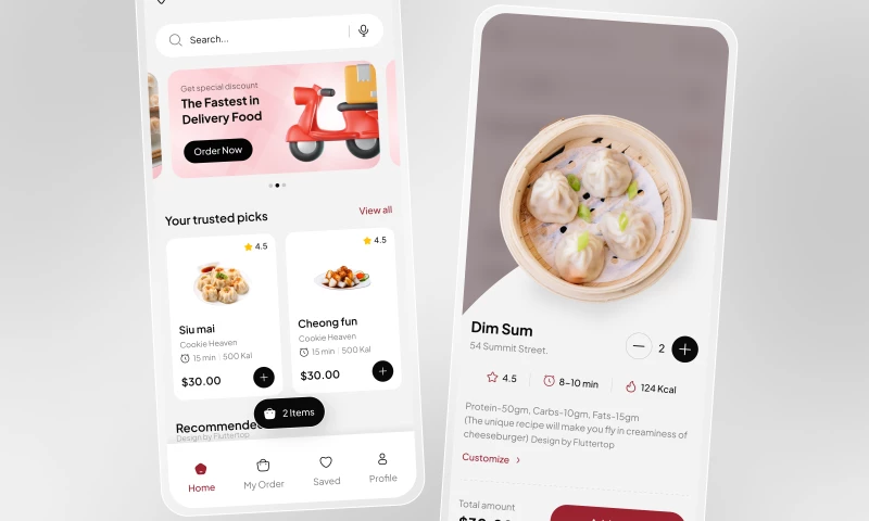 FlutterTop - Food App