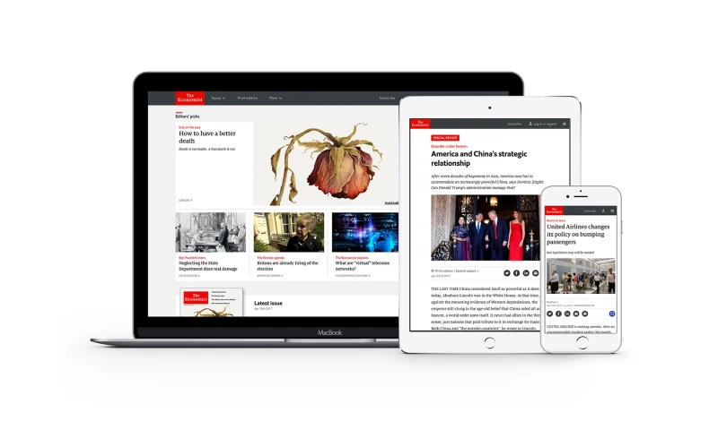 The Economist website