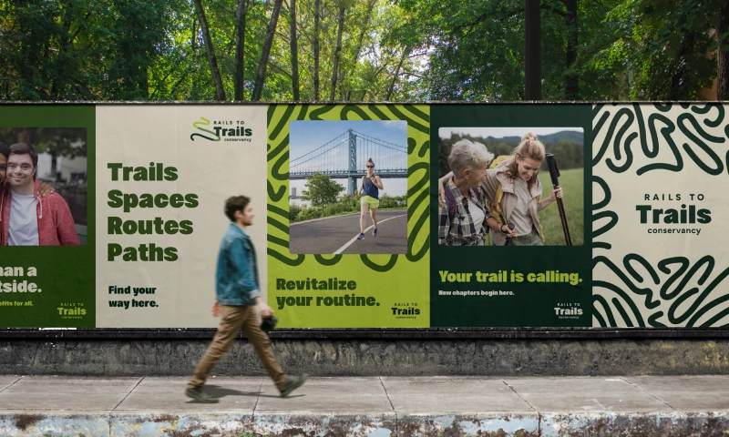 Rebrand for Rails to Trails Conservancy