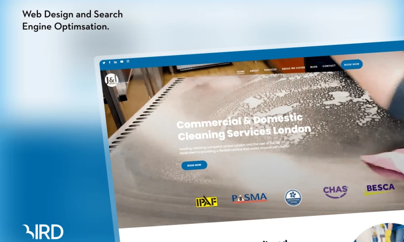 Bird Marketing - J&I Cleaning Web Design and Search Engine Optimsation
