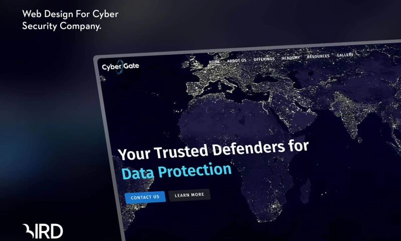 Bird Marketing - Cyber Gate Defense Website Design