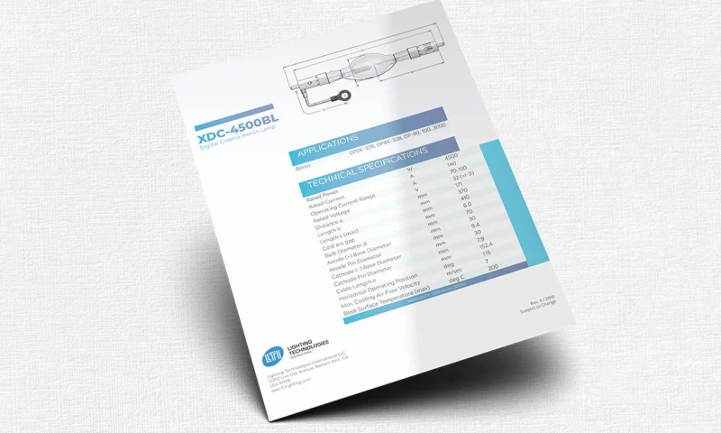 FRW Studios - Data Sheet Design