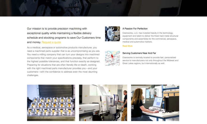 FRW Studios - Eisenworks Website