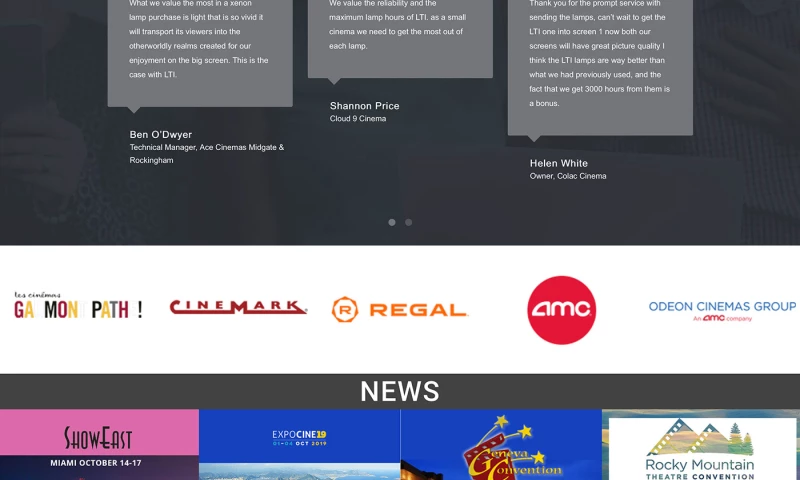 FRW Studios - LTIlighting.com Website