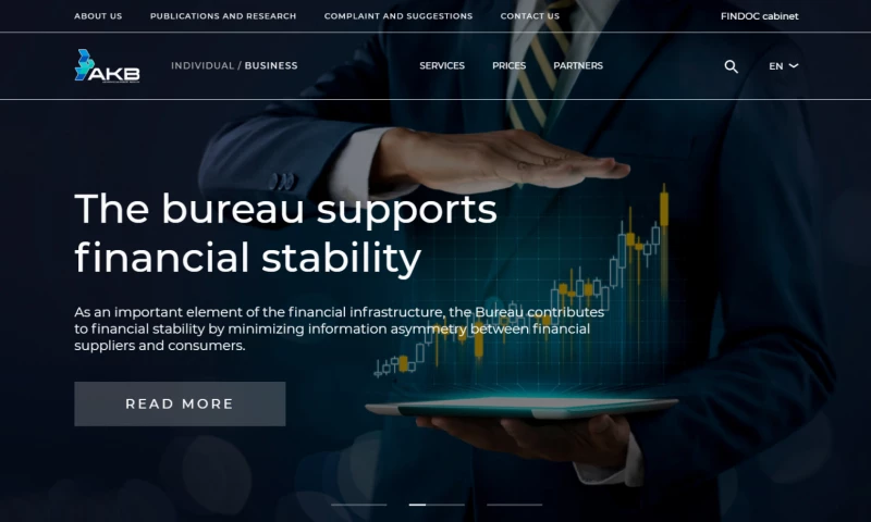 Advance.az - Website Development for Azerbaijan Credit Bureau