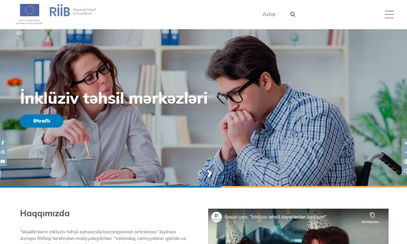 Advance.az - Inclusive Education Project Website