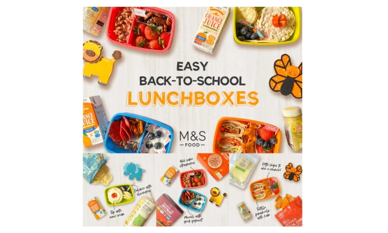QuirKraft - M&S Back-to-School Lunchbox Social Media Post