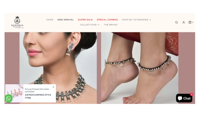 WebWizCraft - Ranishaa Jewellers