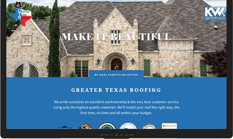 Mr. Website Designer - Greater Texas Roofing