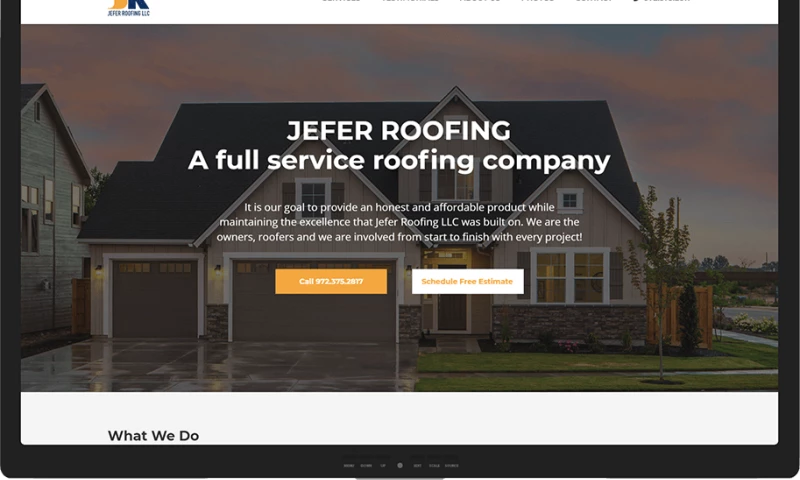 Mr. Website Designer - Jefer Roofing
