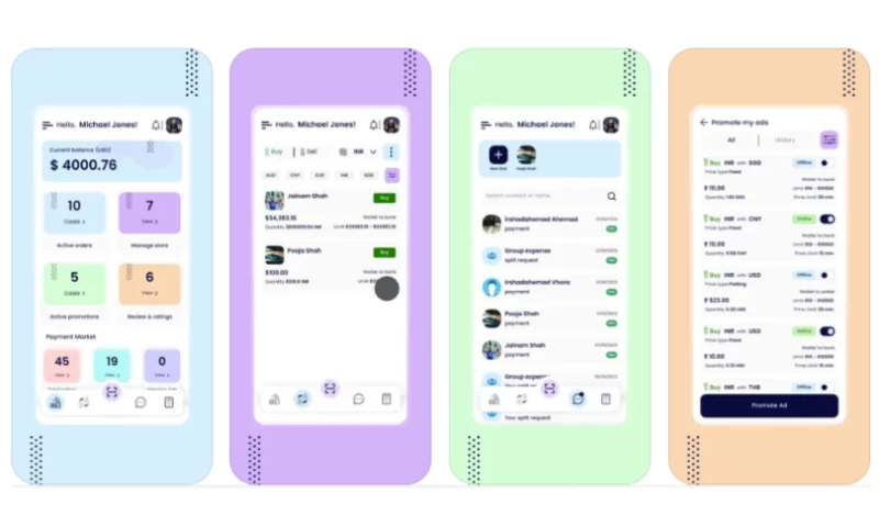 Groovy Web - ChainX Tech User and Merchant App (Finance)