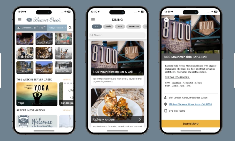 Beaver Creek Village Guide