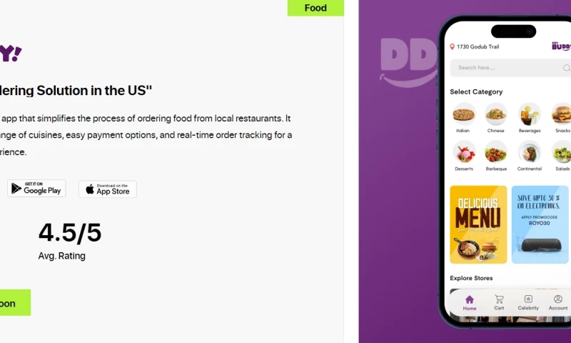 "Food Ordering Solution in the US"