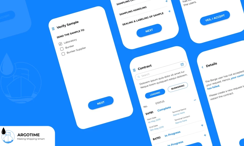 Codezeros - Argotime — Blockchain-based application for the shipment system