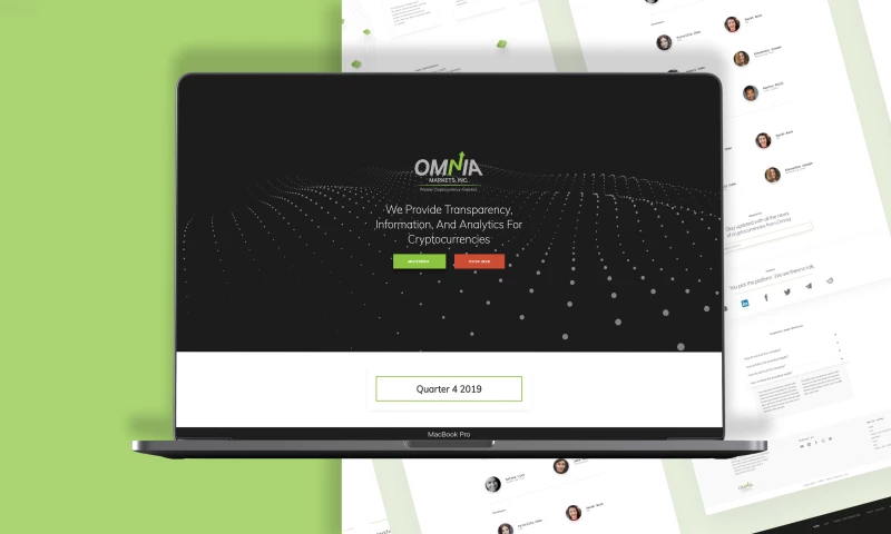 Codezeros - Omnia Markets — Data analytics platform utilizing the power of blockchain