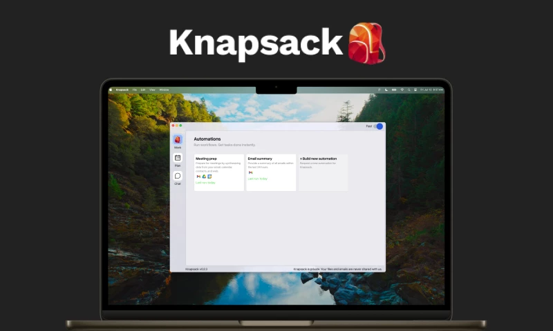 Knap – AI-powered local automation tool