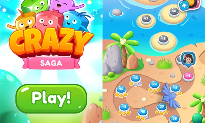 Mudimedia Software - Crazy Saga Match 3 Game