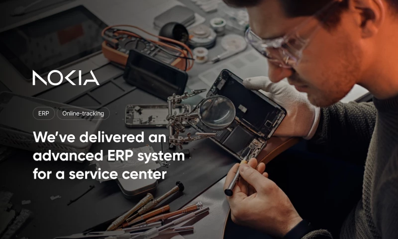 We've delivered an advanced ERP system for a service center