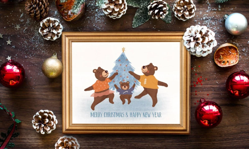 Lena Novikava - Set of Christmas cards