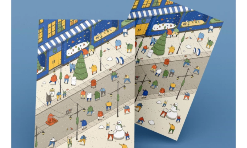 Dale's Bits - Season's Greetings, Christmas Card on the High Street