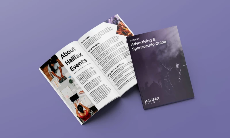 Graphic Design Halifax - HalifaxEvents.ca Branding, Web Design, Social Media Management