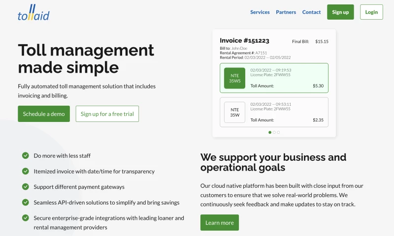 B2B SaaS Application for Fleet Subscription