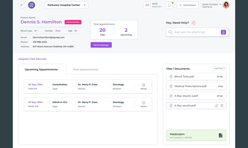 SPEC INDIA - Power BI Analytics Dashboard For Patient Management