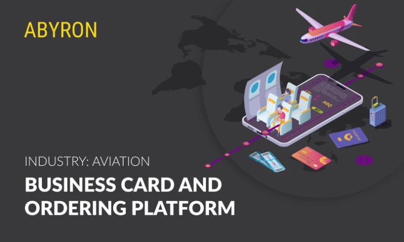Abyron - Business card and ordering platform