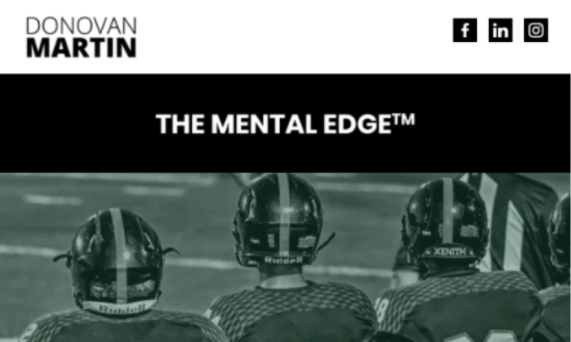 Sports Performance Consultant Uses New Newsletter to Nurture Contacts